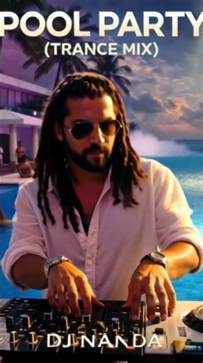 POOL PARTY (Trance Mix) — 🌙 Late Night Vibes | DJ NANDA #Shorts