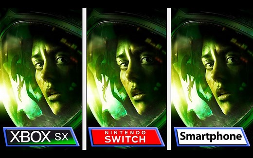 异形：隔离 | 手机 - Switch - Xbox Series X(向下兼容模式) | 画质详细对比