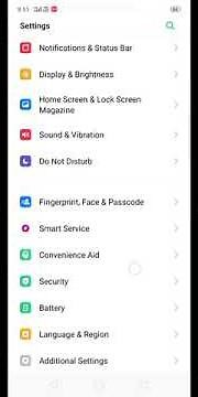 Full screen mode Oppo F11 pro