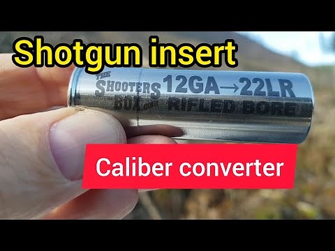 Shotgun adapter (12 gauge to 22lr)