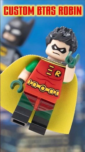 LEGO Custom Batman the Animated Series Robin Minifigure #legobatman #lego #customminifigure