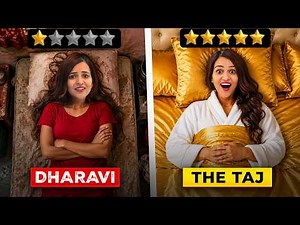 Rich vs Normal Mumbai (Inside Dharavi Slum vs Taj Palace Hotel)