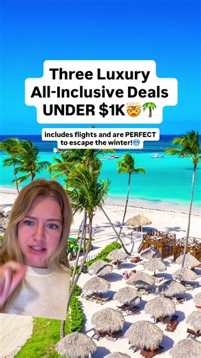 Send this to your husband ASAP because here are 3 all-inclusive resort deals that star at UNDER $1K per person 🤯 do NOT miss out on these affordable luxury deals! #allinclusivedeals #resortdeals