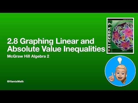 McGraw Hill Algebra 2 - 2.8 Graphing Linear and Absolute Value Inequalities