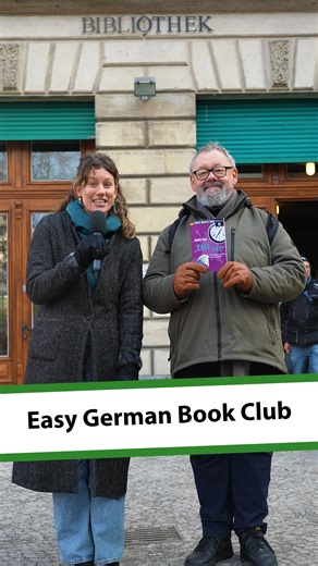Easy German 🇩🇪〡Learn Deutsch from the streets of Berlin & beyond on Instagram: "‼️ Am Montag den 16.02. startet unser Easy German Book Club! Dieses Mal lesen wir ein spannendes Buch auf B2 Niveau. 📖 Meldet euch noch schnell an und seid dabei! Hier findet ihr alle Infos: easygerman.org/bookclub 💚 #easygermanbookclub #easygerman #deutschebücher"