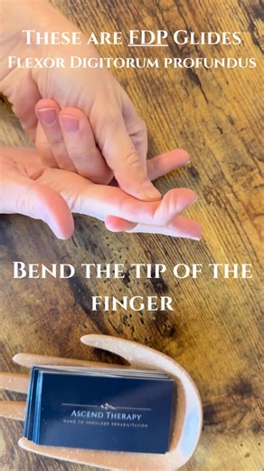 Ascend Therapy on Instagram: "Individual finger tendon glides! These are called FDS/FDP tendon glides and they target each tendon that goes through the carpal tunnel. These are a perfect addition to your carpal tunnel home program as well as any other finger, hand, or wrist injuries. #handtherapy #occupationaltherapy #carpaltunnel #carpaltunnelrelief #handinjury"