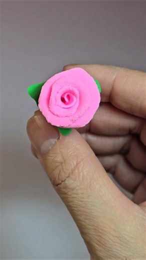 clay rose tutorial🌹 #craft