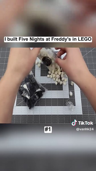 I built Five Nights at Freddy's in LEGO #legostarwars #lego #legomoc #legofyp