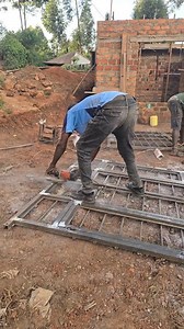 Steel windows on site fabrication Steel window installation | Mo Interiors Ke