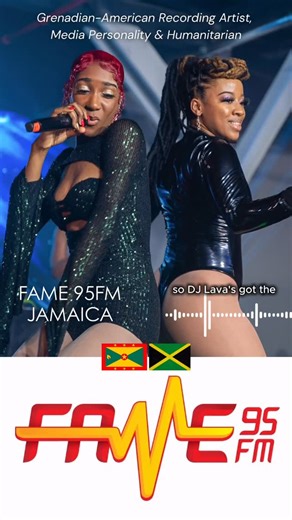 SPICE GAL MUSIC🇬🇩✨ S.I.Q JAB on Instagram: "Jab=Unity, leave it up to us 🇬🇩 to #PushBack against oppression and move as a #unit. #SpiceGal Love is the answer. Black is the code. 🖤 worldwide 🌍 Song: ‘Bend My Back’ - Camille x Shireen B Live on @FAME95FM 🇯🇲 @shireenbmusic @lavasound @iamgreenz @monstaentertainment #Jamaica #Grenada #soca #music 🇬🇩🇯🇲🌍"