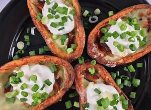 Air Fryer Potato Skins Recipe (Low Carb, Keto)