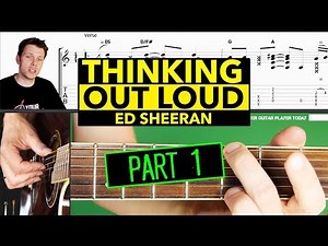 How To Play Thinking Out Loud On Guitar Lesson & TAB