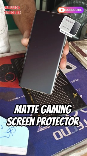 Realme 14pro 💀✅🎯matte gaming screen protector #trend #protector #mattemembrane