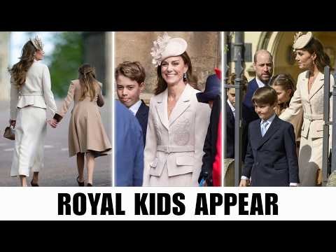 William and Catherine’s Surprising Return with Their Children at Easter Service