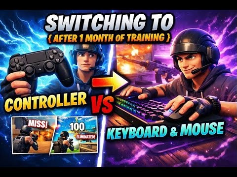 switching from controller to keyboard and mouse { after 1 month of training }