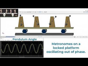 Model of Metronome Synchronization using Simscape Multibody