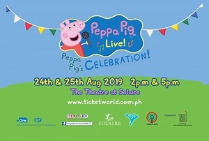 What's more fun than a muddy puddle? Ofcourse, Peppa Pig Live! Peppa Pig's Celebration! Catch Peppa, her family and friends and get treated with new songs, games and surprises! Avail a wonderful discount when you buy 4 or more tickets. Buy your tickets at Ticketworld! | YeY