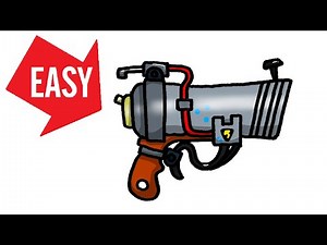 How to draw Fortnite guns【FREEDOM HERALD PISTOL】Easy & Cute drawing｜Jolly Art NEGI
