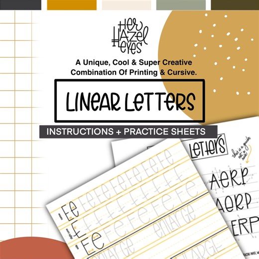 Hand Lettering Workbook, Practice Sheets, Lettering Guide, Handwriting Practice, Lettering Practice, Draw Letters, Hand Lettering Tutorial - Etsy