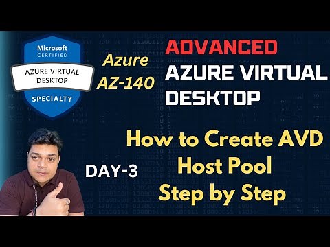 How to create AVD host pool step by step guide ! Azure Virtual Desktop Training Videos 2023 ! DAY-3