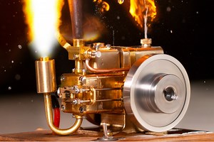 2.7M views · 17K reactions | This is what happens when you feed a mini engine Cutting Torch Gas ! hahaha | Warped | Facebook