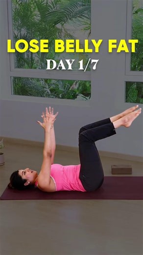 Day 1/7 Belly Fat Series | Core Activation Yoga for Beginners