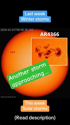 Solar storm incoming…