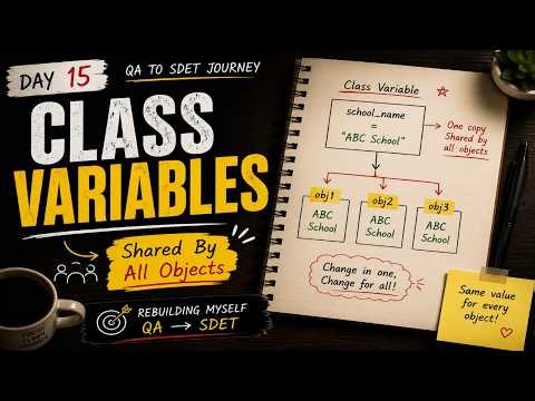 What are Class Variables in Python? | OOPS Explained