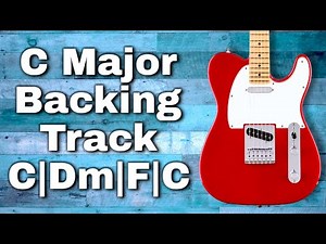 Easy C Major Chilled Backing Track For Guitar Solos 88BPM