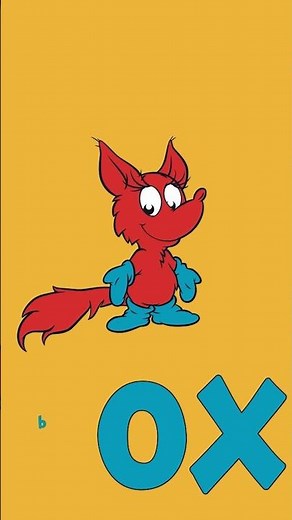 Spelling lessons with Baby Fox in Socks! | #DrSeuss #Shorts