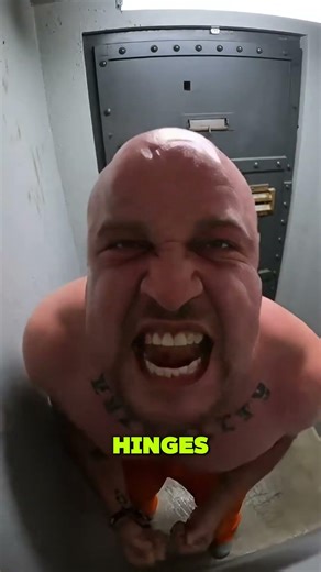 Raging Inmate Tries To Rip Solitary Cell Door Off 😳🚨