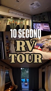 Welcome to our 10 second renovated CAMPER tour! CHECK OUT OUR FULL TOUR ON OUR YOUTUBE CHANNEL (heartandsaultravel). We’re a family of 4 living full-time in our RV. We remodeled our 2016 heartland toyhauler and made it into our full-time home on wheels 🫶🏻. We love making our RV homey and cozy! Could you live in tiny luxury?? 😍 . . Follow for more RV Life / RV Renovation @heartandsaultravel . . #luxury #luxuryrv #homerenovation #homedecor #homesweethome #homedesign #homedecoration #rvrenovatio