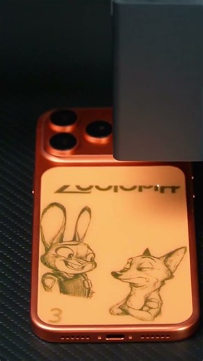 X1 Pro | Red Laser Engraving on iPhone 17 Pro Max 🔴🦊