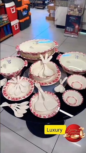 Unboxing the dreamiest floral dinnerware set 🌸✨ #luxuryceramics #kitchenware #aesthetic