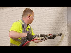 How to apply weberpral monocouche render with a machine