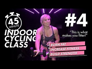 45 Minute Indoor Cycling Class | This is what makes you fitter!