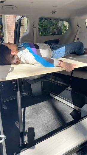 DIY Sleeping Platform for Van!
