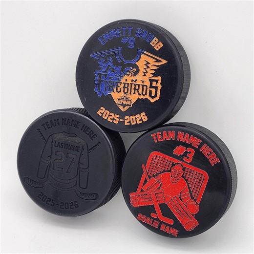 Custom Engraved Hockey Puck, Personalized Ice Hockey Puck, Coach Gifts, Hockey Player Gifts, End of Season Team Gift - Etsy