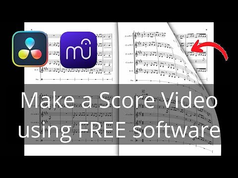 Professional Score Video Tutorial with MuseScore and Davinci Resolve