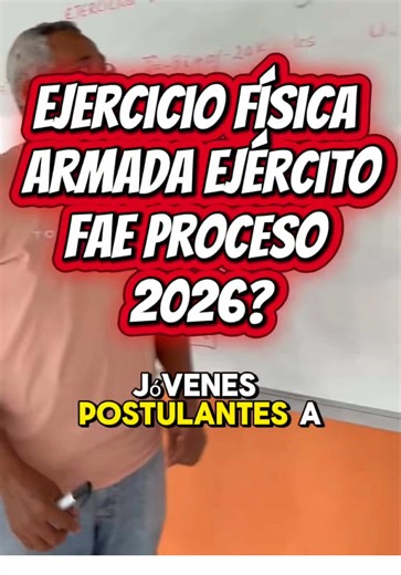 🚨 EJERCICIO DE FÍSICA – PROCESO FUERZAS ARMADAS 2026 🇪🇨 Jóvenes postulantes a Ejército, Armada y FAE, este tipo de ejercicios sí aparece en los exámenes de admisión. Muchos aspirantes pierden puntos porque no saben interpretar gráficas de velocidad y tiempo, pero con la técnica correcta se resuelve en menos de 10 segundos. En este video te explico paso a paso cómo resolverlo fácilmente para que llegues preparado al proceso 2026. 📚 Si vas a postular, debes prepararte en: ✔ Razonamiento matemá