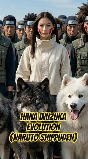 【ナルト】ハナの癒しの力：犬塚一族を支える白衣の忍 🐾 | Hana Inuzuka Evolution in Live Action