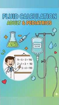 IV Fluid Calculation #ivfluids ivfluidcalculation #ivfluidadministration