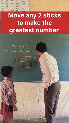 Move any 2 sticks to make the greatest number | innovative ideas #braingames #brainchallenge #iqtest