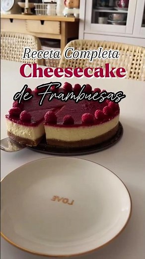 👉 Cheesecake de Frambuesa 🍰