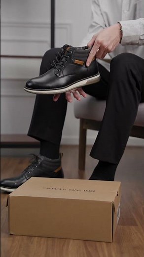 The Canvas Chukka Boots are made for confident steps every day. #brunomarc #fashion #shoes