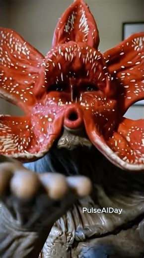 The Demogorgon doing makeup routine #demogorgon #makeup #strangerthings5 #aivideo