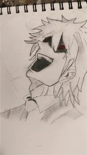 death Note Kira demon laughing drawing #howtomakebeatsyncmontage#animeeart #viral #art