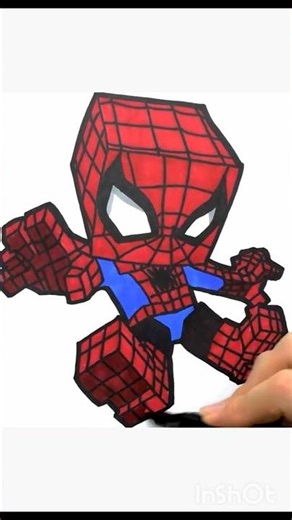 How to draw Spider-man 3D #spiderman #drawing #art #howtodraw #spiderman4