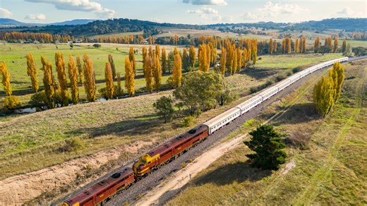 I boarded one of the most luxurious trains in Aussie history
