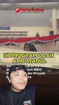 So you know the difference between a program and a project, right? #mbg #prabowo #shortvideo #bre...